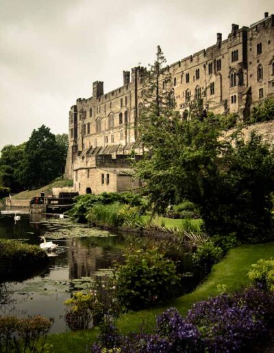 Warwick Castle, England by the water