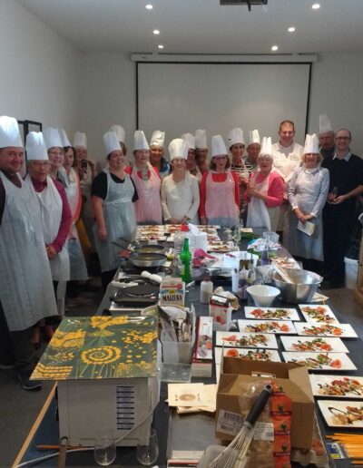 Group Photos of Cooking Class in Loire Valley, France