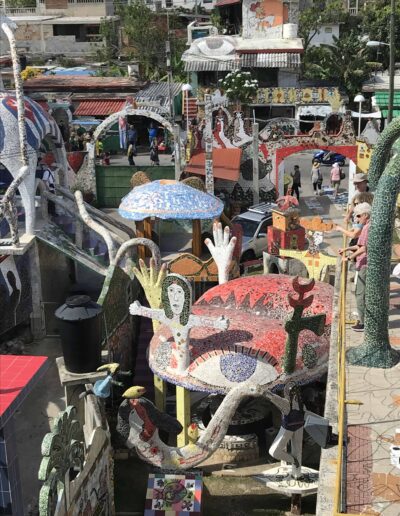 Fuster land mosaic tiles in Cuba